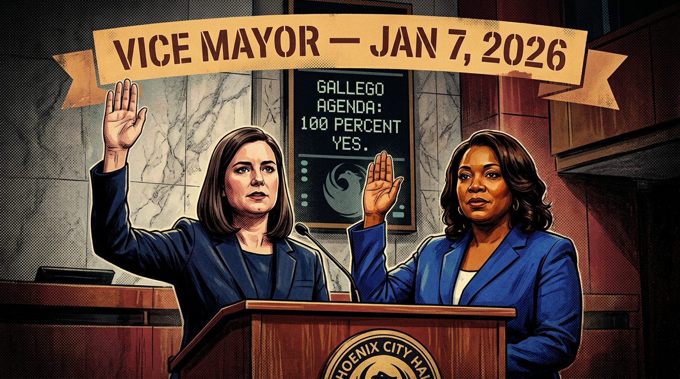 Zero No Votes on Mayor Gallego's Agenda.
